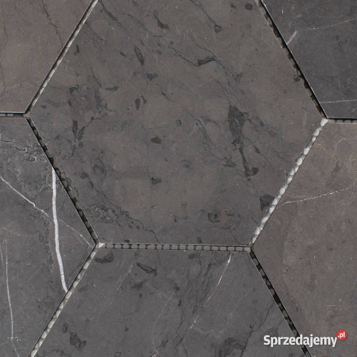 Mozaika Hexagon L z marmuru Armani Brown Piaseczno