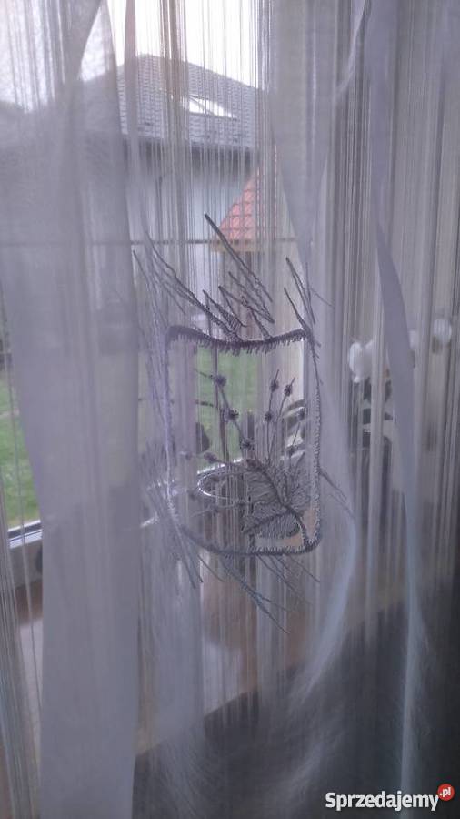 Firanka organtyna biała haftlamówka biały mazowieckie Radom