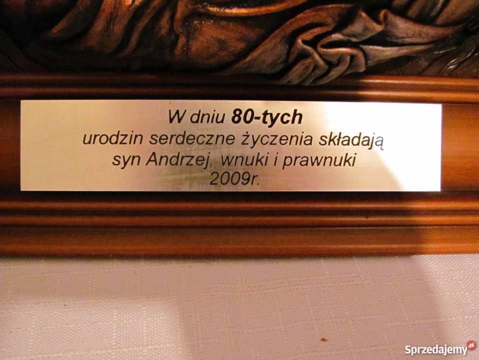 Obraz Madonny 3D ze skóry naturalnej lubelskie Zamość sprzedam