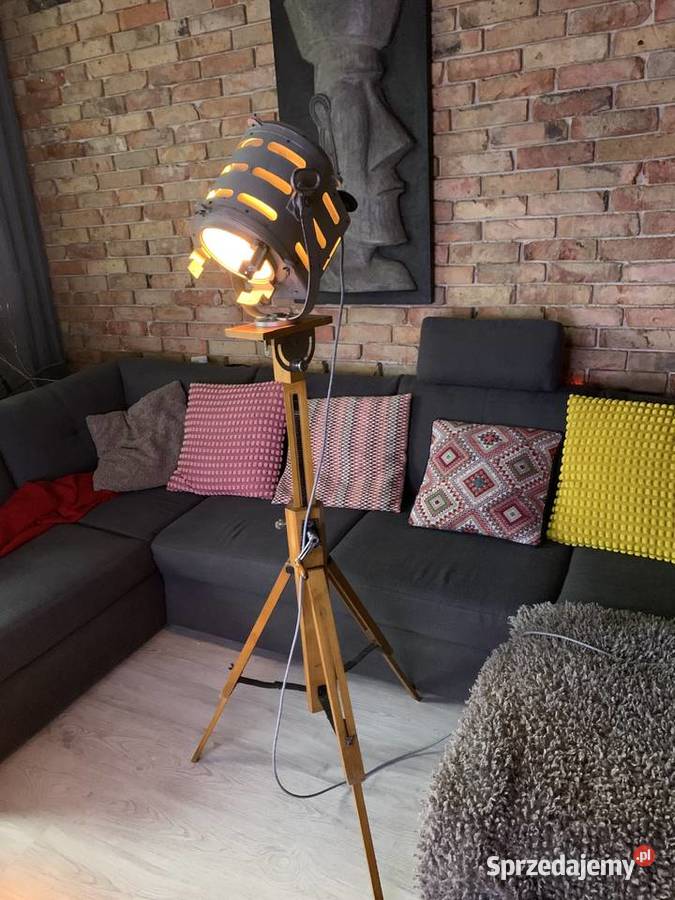 Lampa loft PRL lata 5060 Poznań