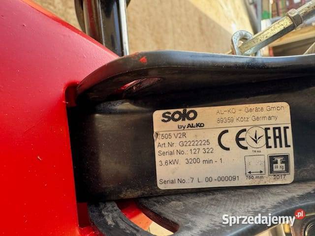 Glebogryzarka spalinowa Solo by ALKO MH 7505 VR Pozostałe Dom i Ogród Gdańsk
