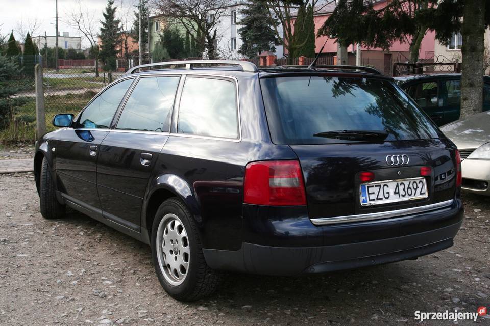 Audi A6 19 TDI kombi stan niebieskie wnętrze nieuszkodzony łódzkie Zgierz