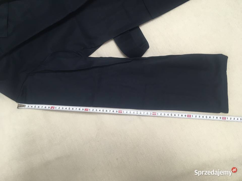 Fartuch roboczy czarny Nowy Bawełna L laborki Kołobrzeg