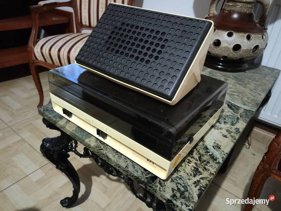 Zabytkowy Gramofon RFT Ziphona Combo 323 Drawski Młyn