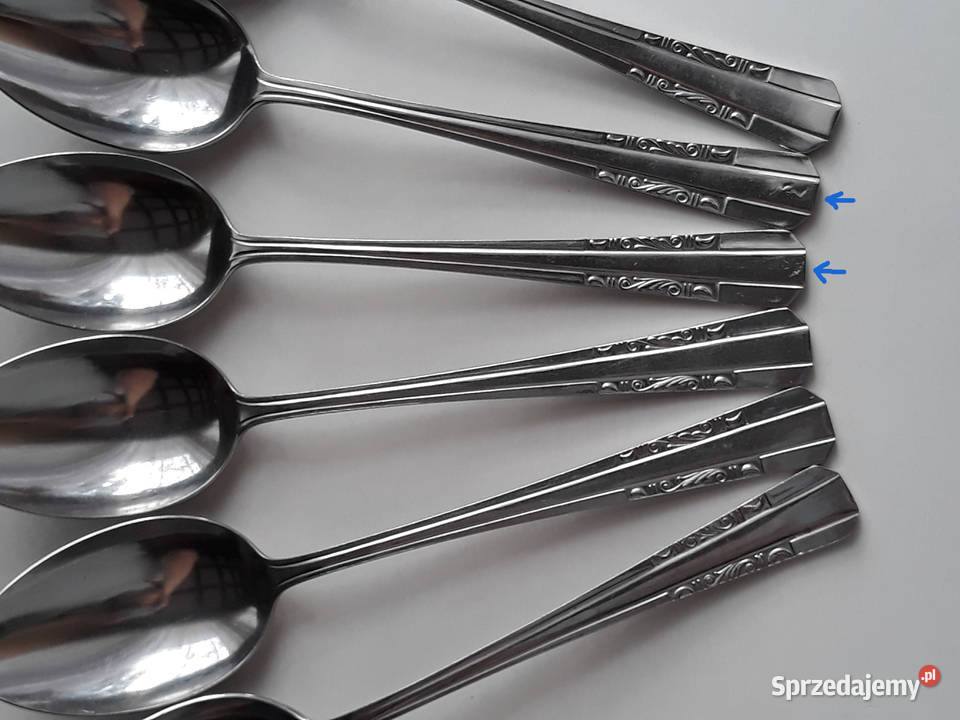 Duże łyżki obiadowe 1 SATURN sztućce PRL Dąbrowa Górnicza sprzedam