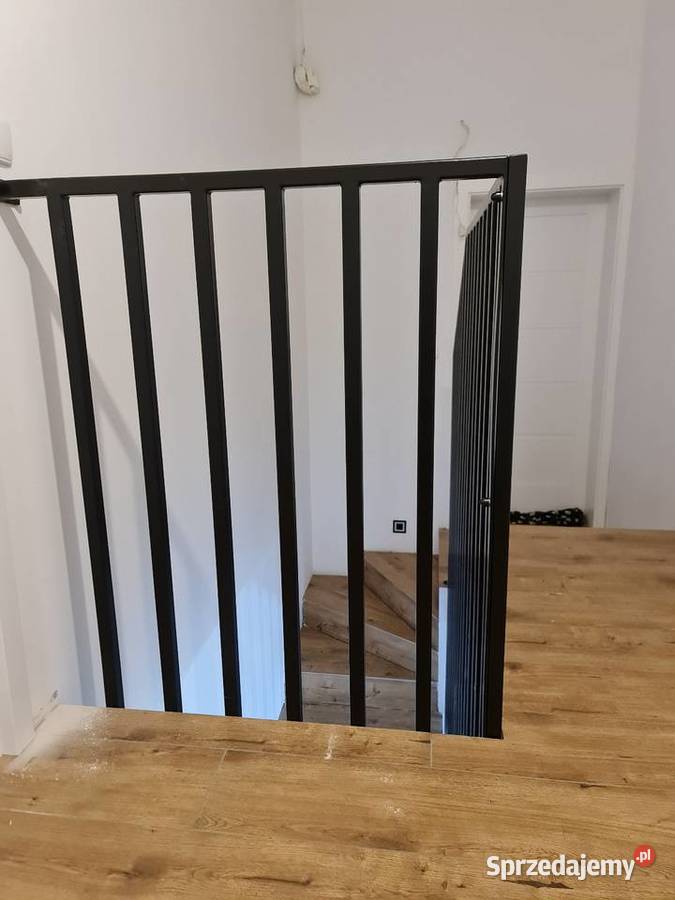 Balustrada Harfowa LOFT Lamele Stalowe pod