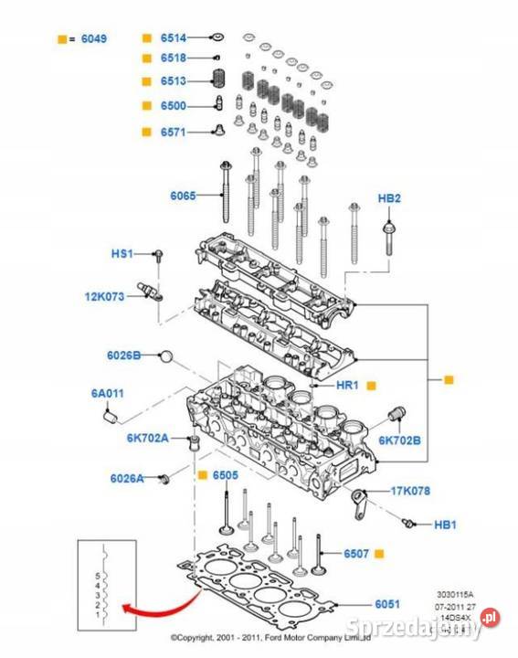 ZAWÓR SSĄCY FORD FIESTA MK5 MK6 14 TDCI 1202362 sprzedam