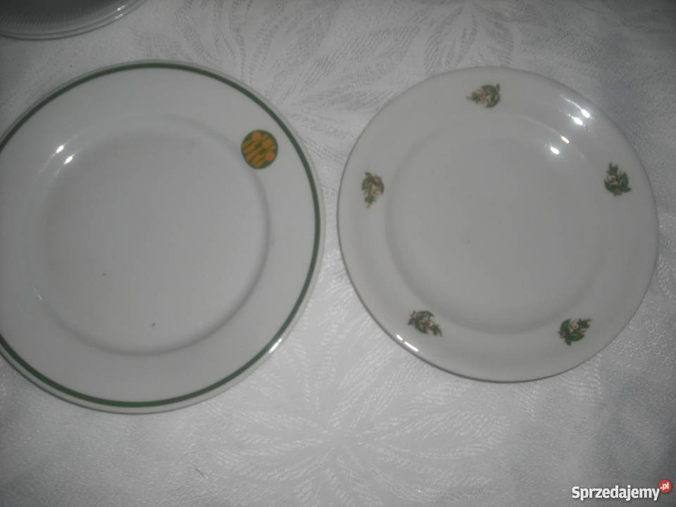 Talerze porcelanowe śniadaniowedeserowe