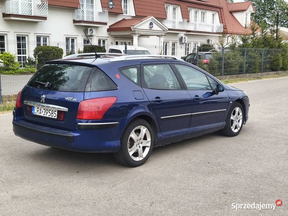 Peugeot 407 SW 20 HDI 244 przebiegu Łuków