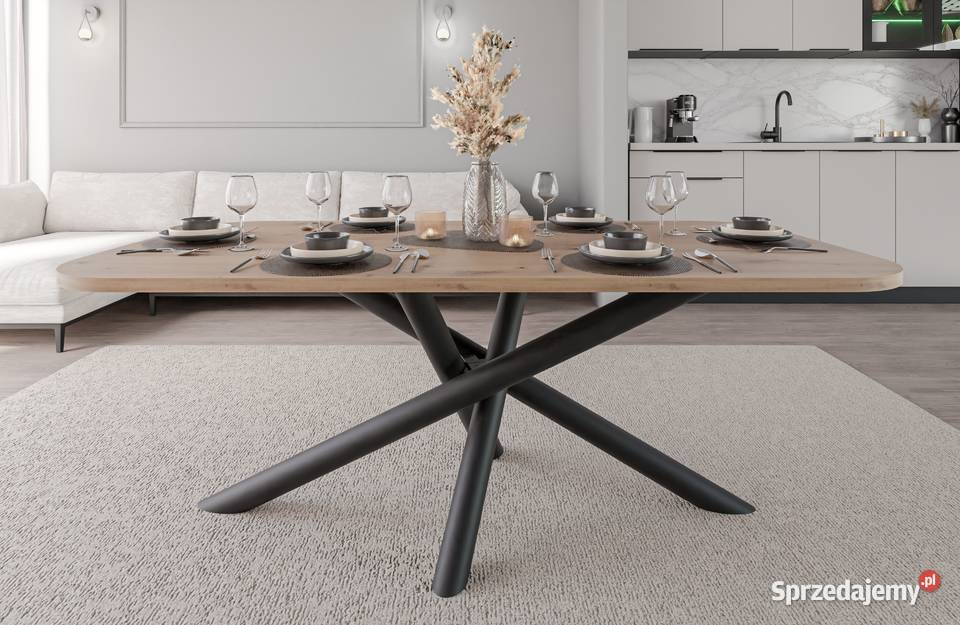 Nowość duży stół 185x90 stelaż pająk 4 kolory Katowice sprzedam