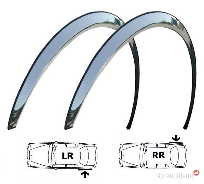 ROVER 25 nakładki na błotnik kpl 4 sierpy listwa Płock