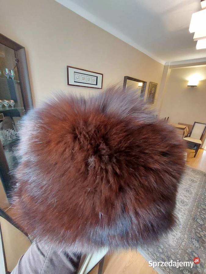 Czapka futrzana z naturalnego lisa Warszawa