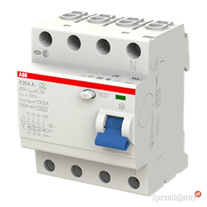 ABB F204 A2503 wyłącznik różnicowoprądowy 4P