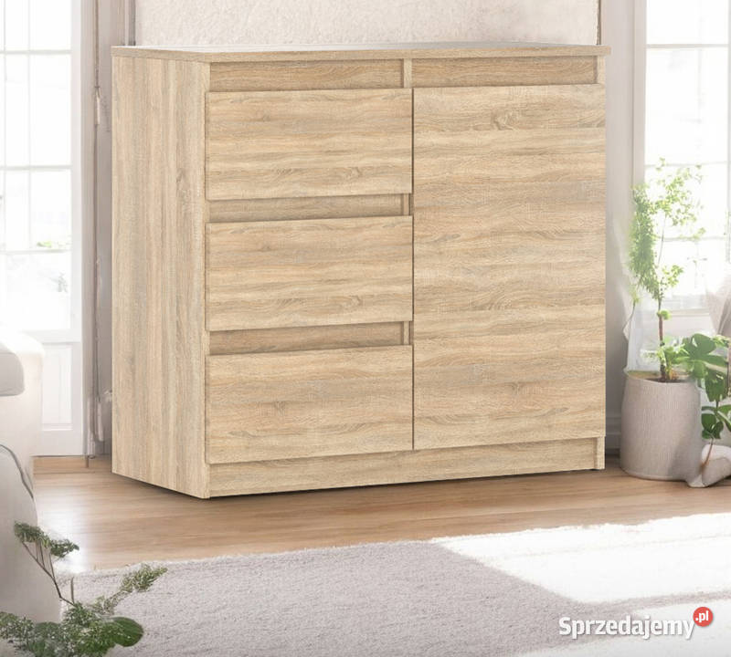 Komoda Drewniana Agnes 3 Szuflady Do Salonu Elbląg