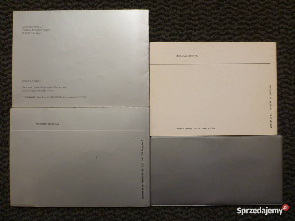 Mercedes Cklasa w202 części instrukcje obsługi świętokrzyskie Skarżysko-Kamienna