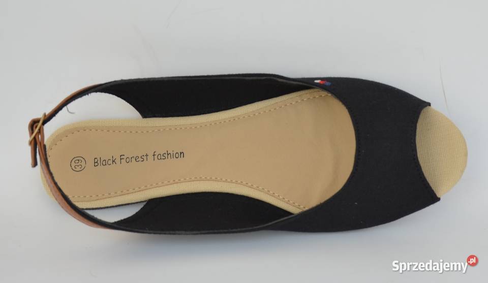 Czarne damskie czółenka rozmiar 36 23cm Żyrardów