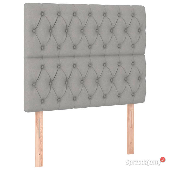 Zagłówek do łóżka z LED jasnoszary 90x7x118128 Warszawa sprzedam
