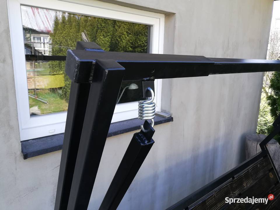 Huśtawka ogrodowa metalową czarny Kraków sprzedam