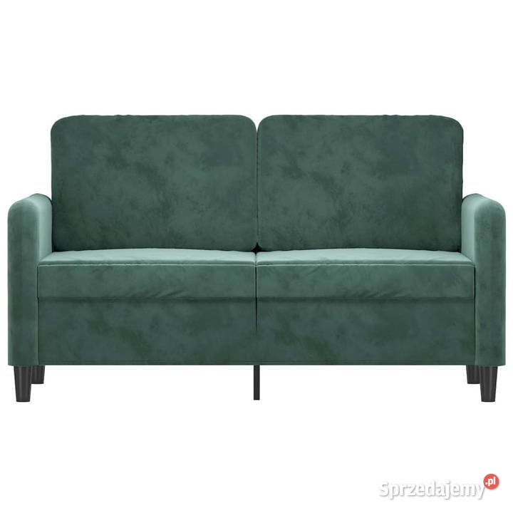 Sofa 2osobowa ciemnozielona 120 tapicerowana Warszawa