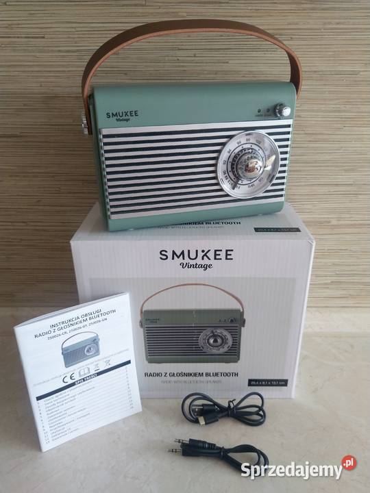 NAJTANIEJ Radio z Głośnikiem BT usb Wbudowana Audio