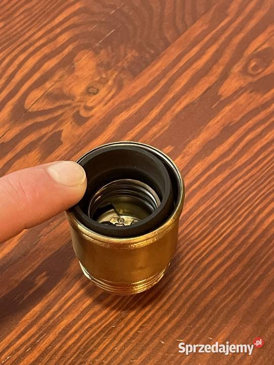 Stara oprawka mosiężna gwint E27