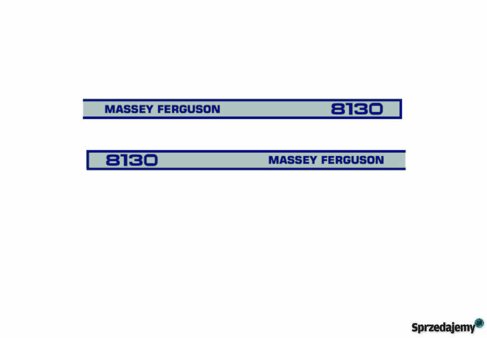 Naklejki Masey Ferguson 8130 Pozostałe Laskowice