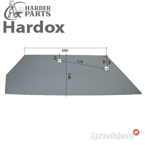 Lemiesz 300hektarów HARDOX 90060005P części do Suwałki