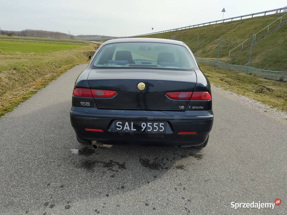 ŁadnaAlfa156TSpark16Benz1WłascCzarnaSprawna elektryczne lusterka 156