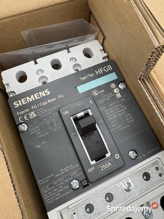 Siemens HFK3T250 3VL35252PE300AA0 Circuit Warszawa sprzedam