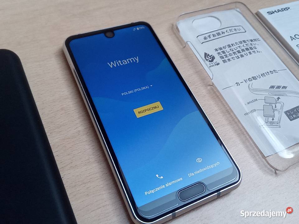 Smartfon Sharp Aquos R2 Compact b stan 2 ETUI Pruszków
