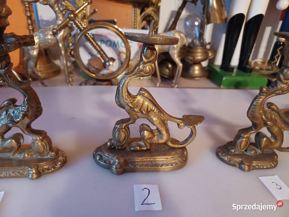 Kolekcja Świecznik mosiężny Wyprzedaż Świeczniki