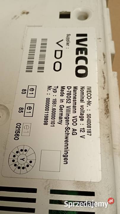 Zegary Licznik Iveco Daily 504008187