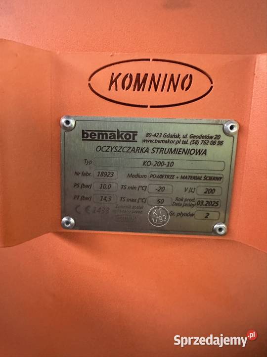 Zestaw do piaskowania kompresor śrubowy Kozienice sprzedam