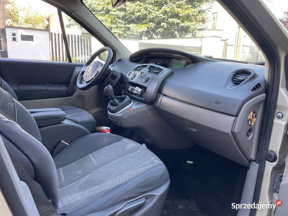 ŁadnyRenaultScenicII2005r19DieselHakPanoramaBogat garażowany łódzkie Zduńska Wola