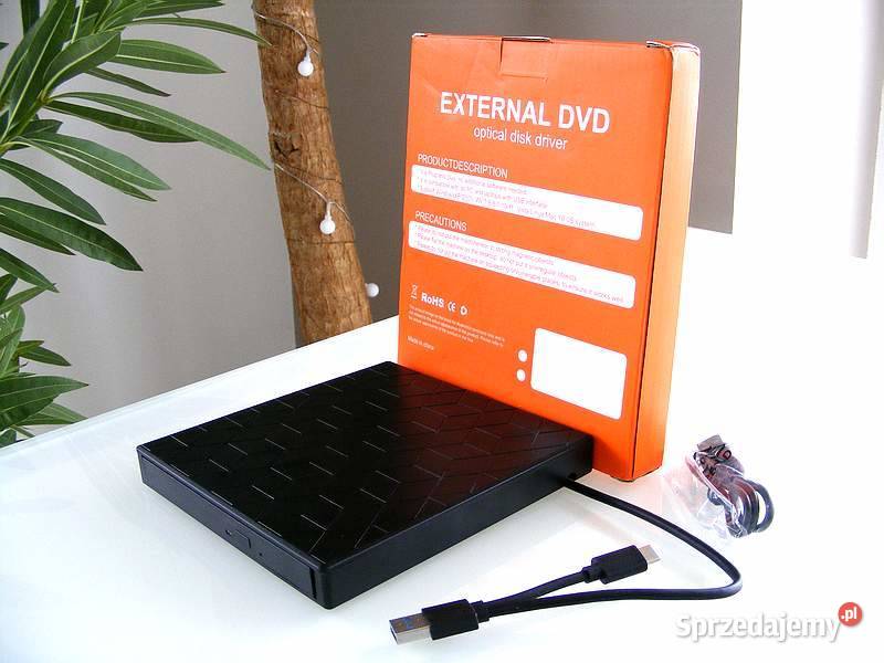 Zewnętrzny przenośny czytnik nagrywarka płyt CD zewnętrzny Napędy Łódź
