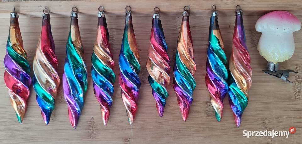 PRL świderki ozdoby choinkowe Białystok