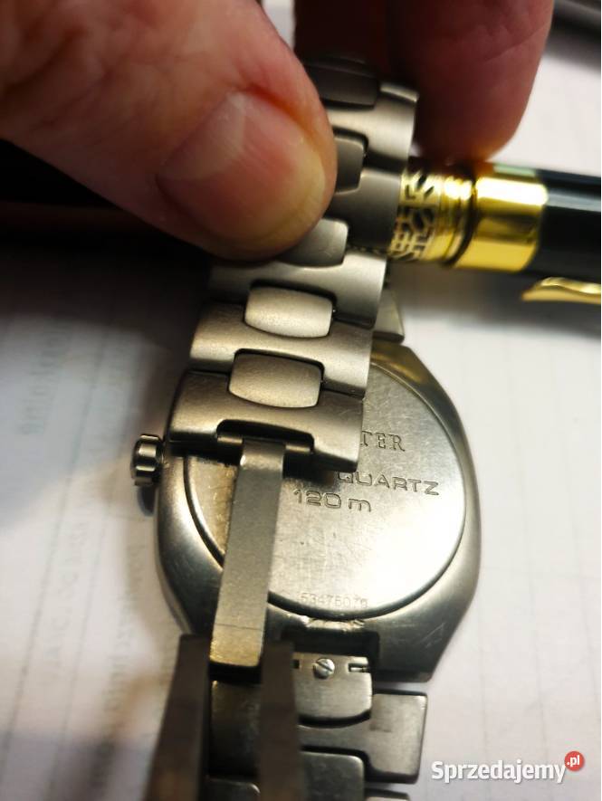 TytanowoZłoty 18k ZegarekOmega Seamaster śląskie sprzedam