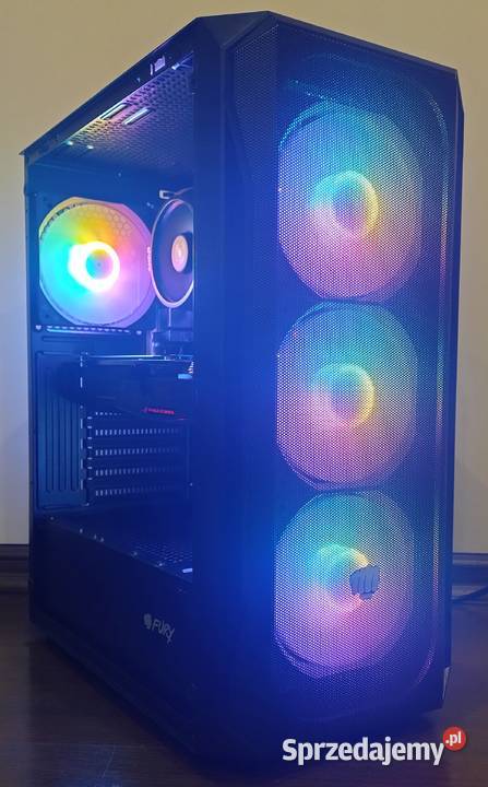 Komputer gamingowy RX 580 8GB Ryzen 7 16GB Ram Pozostałe wielkopolskie Ostrów Wielkopolski sprzedam