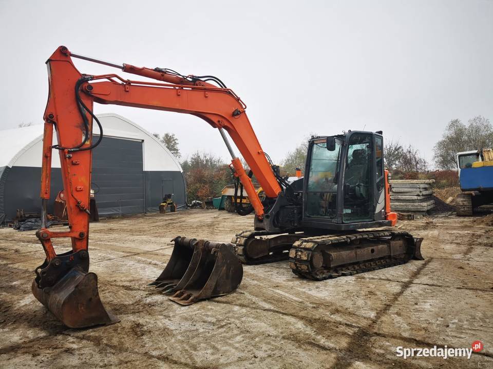 Hitachi zx 85 Pług 3 Łyżki 5050 MTH Podwozie budowlane
