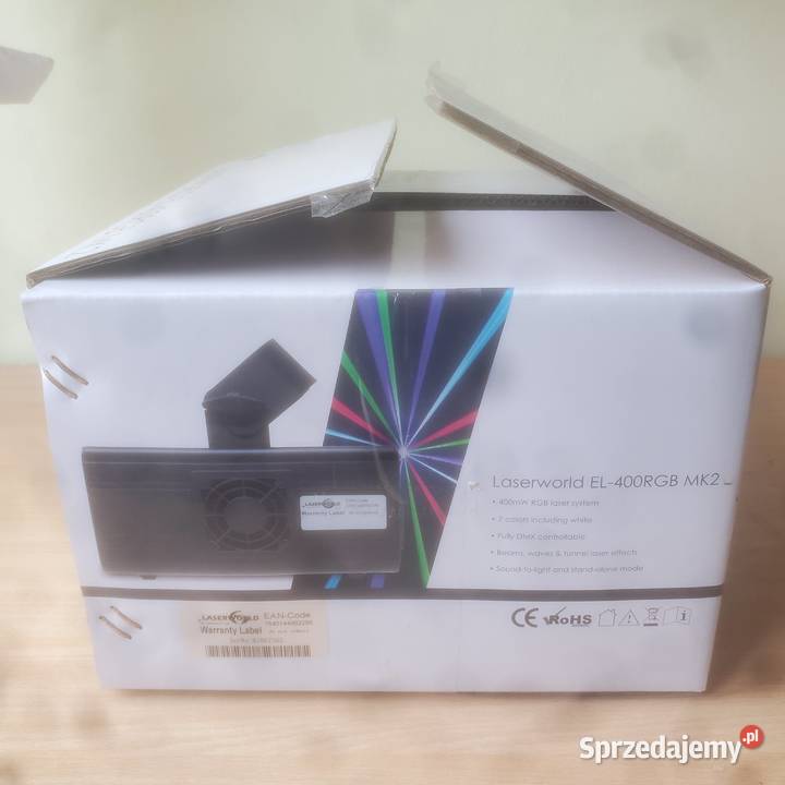 Laserworld EL400RGB MK2 Efekt świetlny Laser moc wielkopolskie Koło