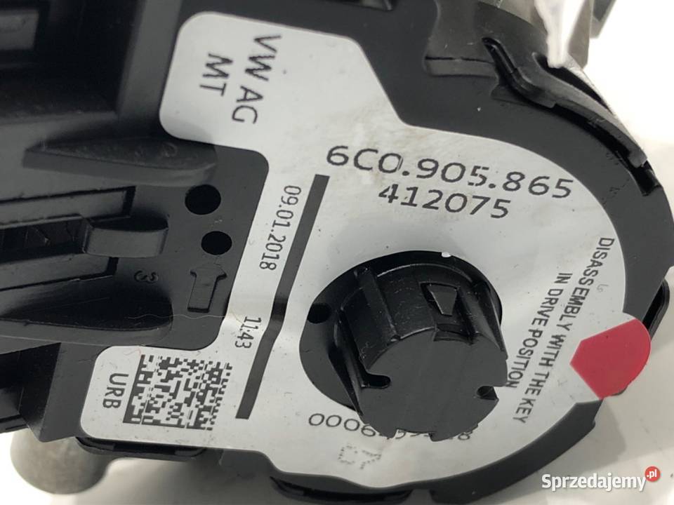 STACYJKA SKODA FABIA III 1K0905851 10 75 KLUCZYK