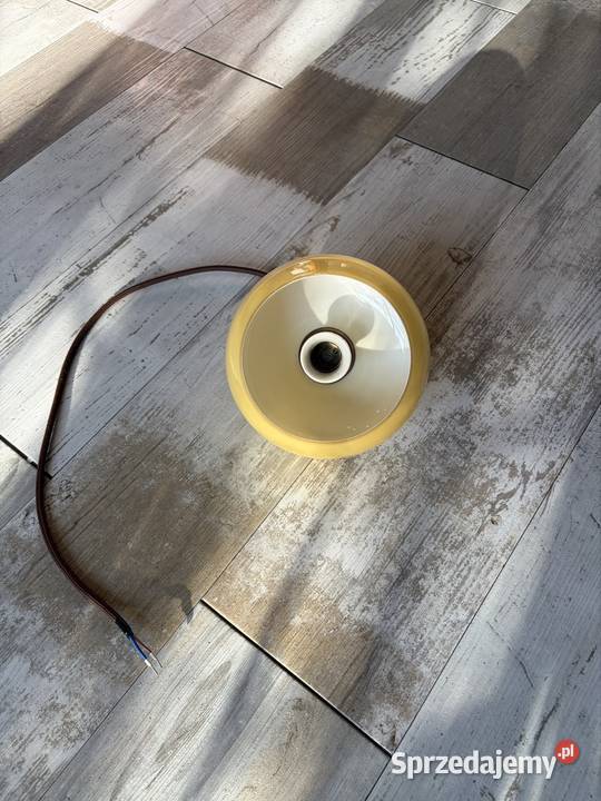 Mała lampa wisząca z kloszem Antyki śląskie Chudów