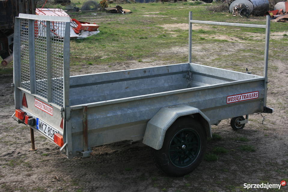 Przyczepka lekka 120x220 750 DMC z najazdami do 530kg