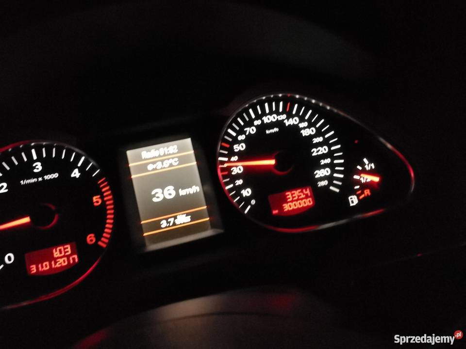 Audi A6 C6 Allroad 30TD 2008r ASB uszkodzony elektrochrom. lusterko wst.