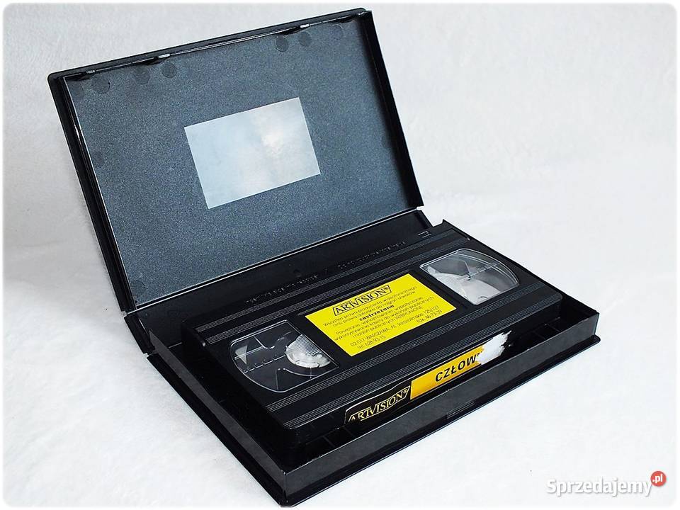 Kaseta VHS Człowiek Nocy Film na Video ORYGINAŁ 1 płyta lubuskie