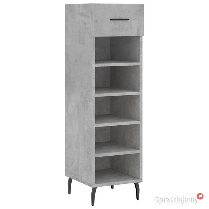 Szafka na buty szarość betonu 30x35x105 WM829696 mazowieckie