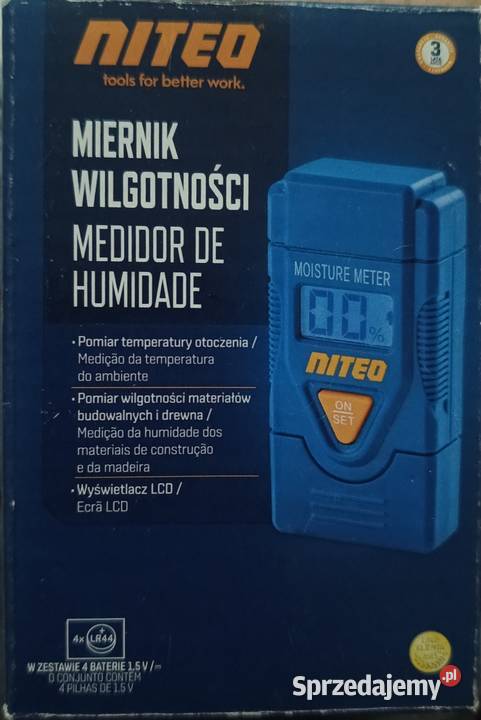 NITEO miernik wilgotności nowy