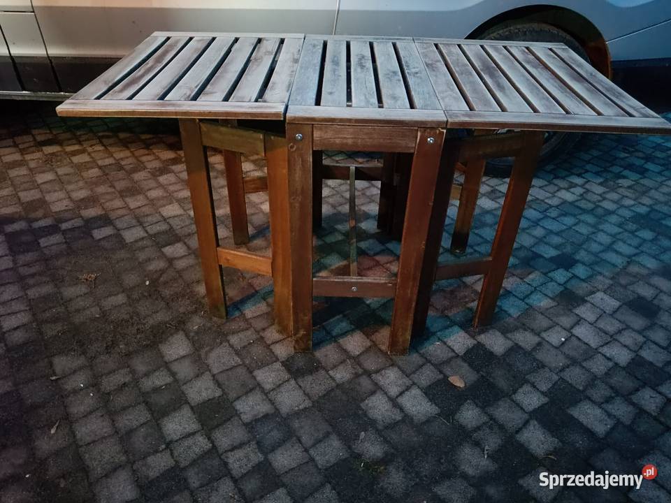 Stolik ogrodowy tarasowy rozkładany kujawsko-pomorskie Lipno