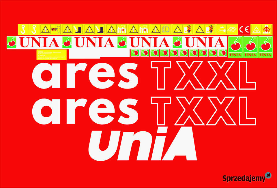 Naklejki unia TXXL ares mocne i odporne Pleszew