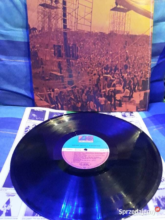 Archiwalne wykopalisk rocka WOODSTOCK 1969r 3 LP podkarpackie